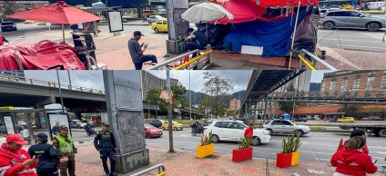 Recuperacion espacio publico puente cad transmilenio