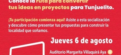 Fotografía relacionada con: Tunjuelito fortalece la participación ciudadana con la socialización de los Presupuestos Participativos 2026.