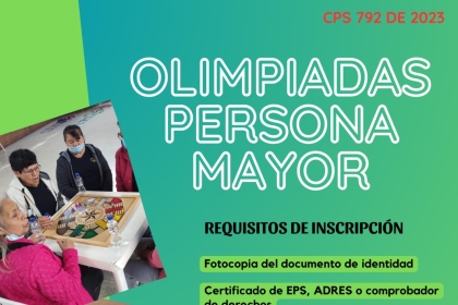 Olimpiadas persona mayor