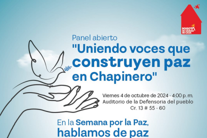 Panel abierto Uniendo voces que construyen paz en Chapinero