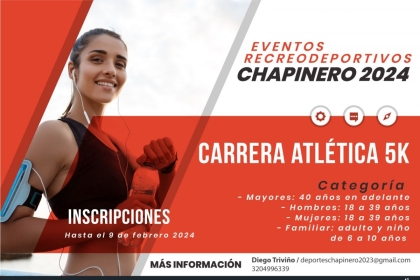 Inscripciones Carrera Atlética 5K Chapinero