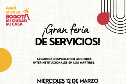 Invitación para gran feria de servicios
