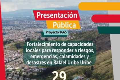 Potenciamos las estrategias locales para enfrentar emergencias, riesgos y situaciones críticas de nuestra localidad.