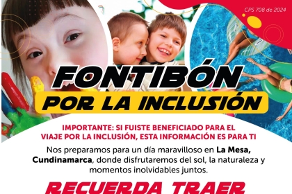 Pieza informativa sobre la salida recreativa a la Mesa Cundinamarca que se realizará el día 30 de abril. 