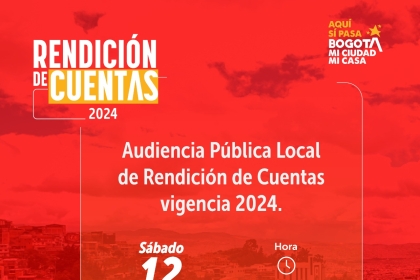 Pieza de invitación a la jornada de rendición de cuentas