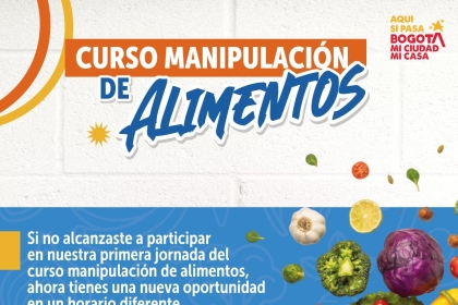 Curso de Manipulación de Alimentos en Barrios Unidos 