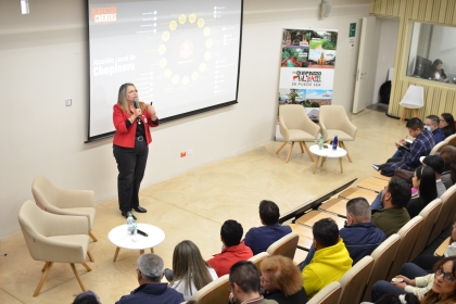 Alcaldesa Alexandra Mejía Guzmán en la jornada de Rendición de Cuentas 2024