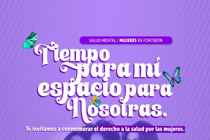 Pieza de invitación a conmemorar el derecho a las salud de las mujeres. 