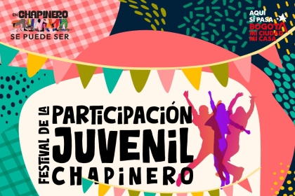 Pieza gráfica de evento participación juvenil