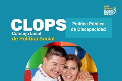 pieza de invitación al primer CLOPS enfocado en la política publica de discapacidad