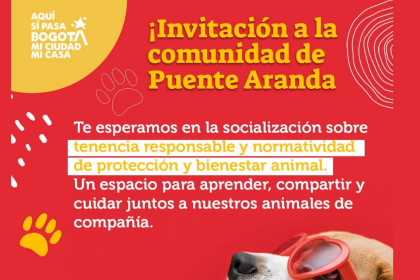 socialización sobre tenencia responsable, normatividad y bienestar animal.