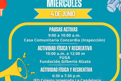 Miércoles 4 junio