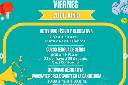 Viernes 20 de Junio