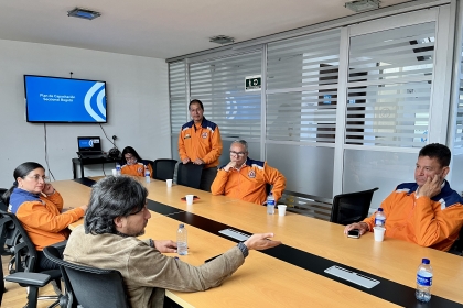 Reunión con la Defensa Civil
