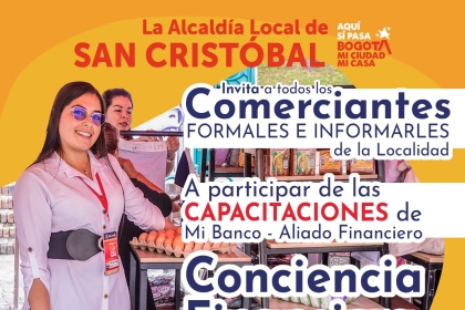 Capacitaciones para comenrciantes informales de la localidad