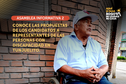 Pieza gráfica que tiene información del evento 