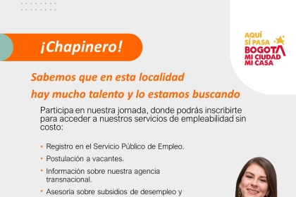 Pieza gráfica sobre jornada de empleabilidad