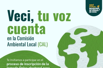 Inscripción Comisión Ambiental Local (CAL) 2025-2029 Suba