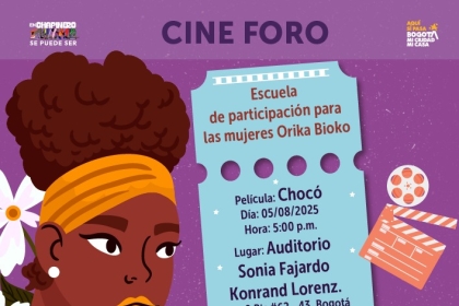 Pieza gráfica de Cineforo