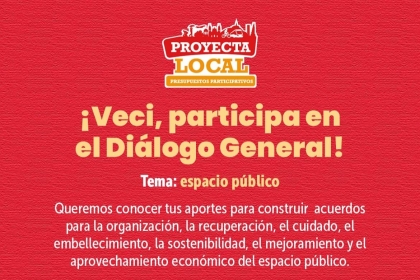 Diálogo General sobre el espacio público.