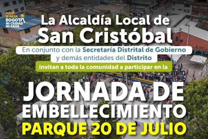 Jornada de Embellecimiento – Parque 20 de Julio