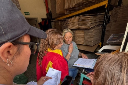 Contratistas de la alcaldía local y entidades Distritales durante la ejecución de la actividad.