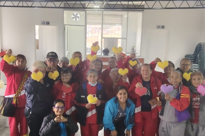 Actividad recreativa para persona mayor