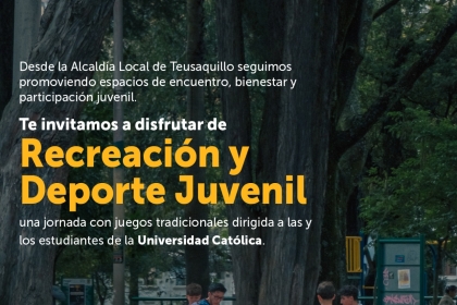 Alcaldía Local de Teusaquillo Sigue Promoviendo Espacios de Recreación y Deporte Juvenil. Alcaldía Local de Teusaquillo Sigue Promoviendo Espacios de Recreación y Deporte Juvenil