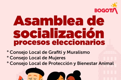 Asamblea de socialización procesos eleccionarios