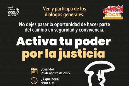 No dejes pasar la oportunidad de hacer parte del cambio de seguridad y convivencia