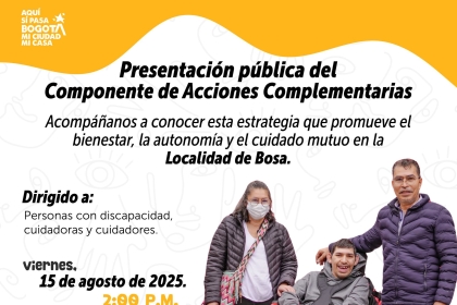 Presentación Pública del Componente de Acciones Complementarias