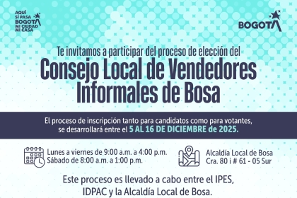 Socialización del proceso electoral Bosa