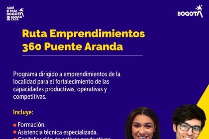 Ruta Emprendimientos  360 Puente Aranda