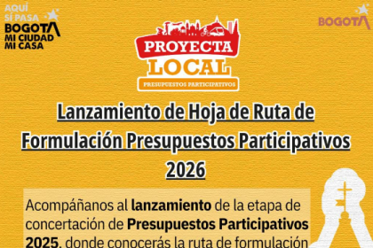 Lanzamiento Hoja de Ruta de Formulación de Presupuestos Participativos 2026