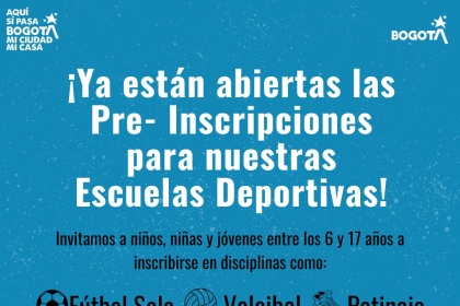 ¡Ya están abiertas las Pre- Inscripciones!