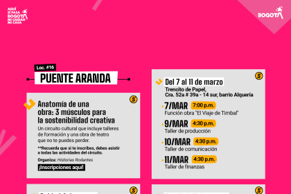  Eventos de Más Cultura Local. 