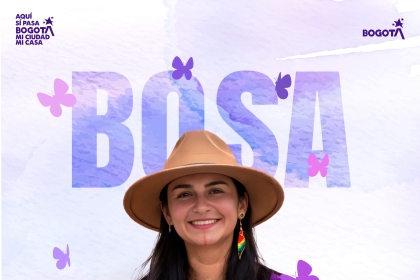 Bosa se viste de violeta