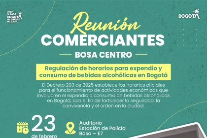 Reunión Comerciantes Bosa Centro