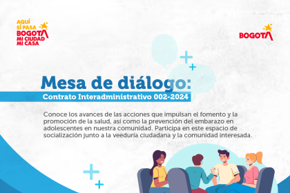 Mesa de diálogo: Contrato Interadministrativo 002-2024