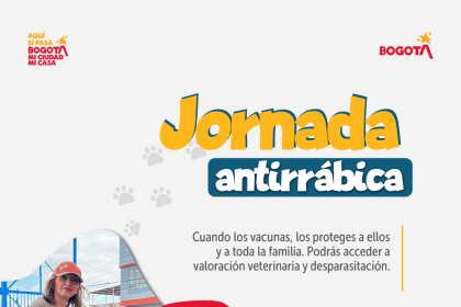 Jornada Antirrábica en el Salón Comunal La Fragua en Antonio Nariño