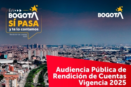 Audiencia pública de rendición de cuentas vigencia 2025 Alcaldía local de Puente Aranda