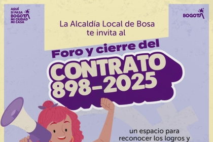 Cierre Contrato 898-2025 en Bosa