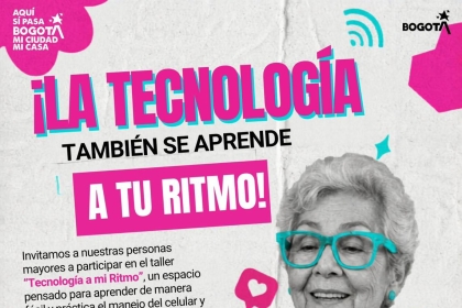 Taller gratuito "Tecnología a mi Ritmo" para personas mayores en Bosa