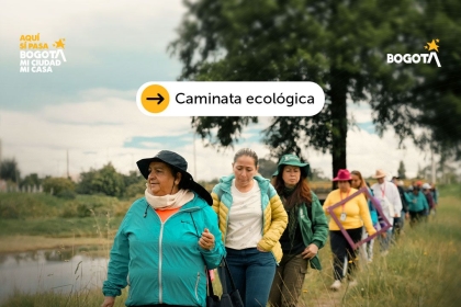 Capacitación ambiental / caminata ecológica  Barrio San Vicente Ferrer- TUNJUELITO