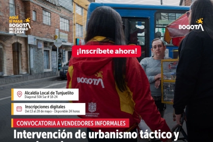 Intervención de urbanismo táctico y convivencia Tu aporte construye una mejor localidad - TUNJUELITO