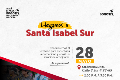 Seguimos recorriendo el territorio, metro a metro ahora en Santa Isabel Sur 