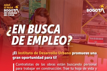 Feria de empleo en el Parque Santander. Lleva tu hoja de vida y conoce nuevas oportunidades laborales.