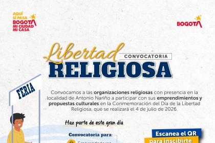 Convocatoria Feria de Libertad Religiosa