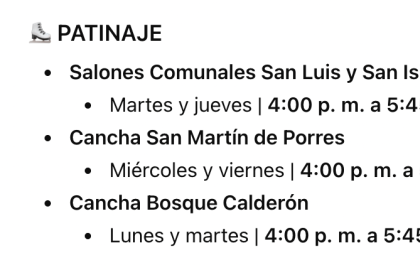 Invitación Escuelas de Formación Deportiva