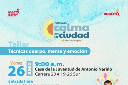 Festival Calma en la Ciudad invita a vivir una jornada de bienestar integral